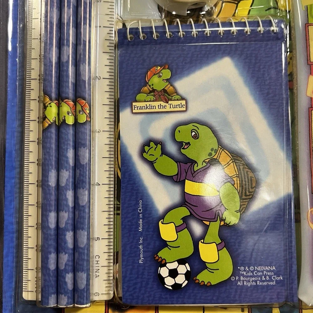 Franklin‎ The Turtle TV Show New Vintage Stationary Set RARE Hard To Find